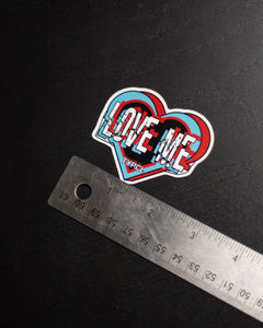 Love Me Diecut Sticker - 2.5"