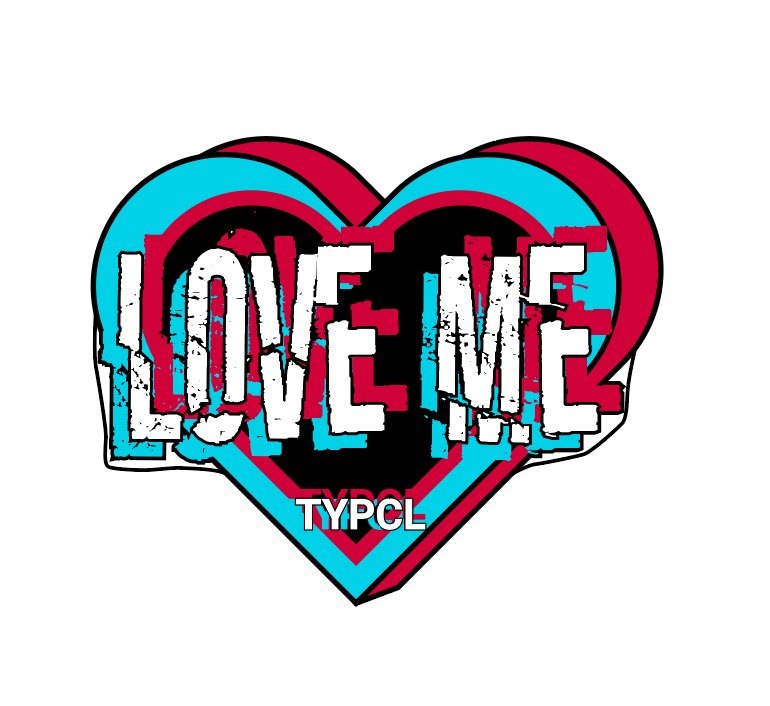 Love Me Diecut Sticker - 2.5
