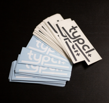 Load image into Gallery viewer, TYPCL Diecut Sticker - Two Colors - 4&quot;
